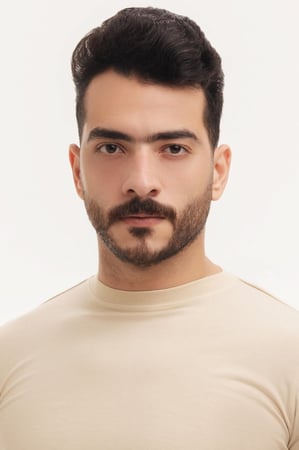 بوكس (6) قطع فنيلة رجالي نصف كم حلق ملون