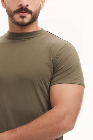 بوكس (6) قطع فنيلة رجالي نصف كم حلق ملون