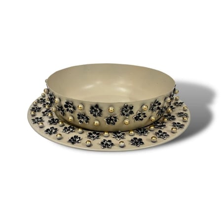 صينية شوكولاتة ستيل مزخرفة