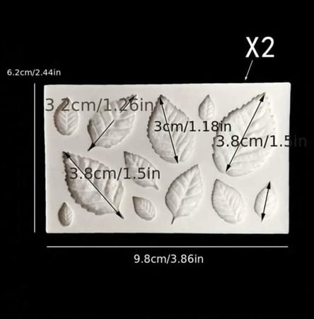 قالب سيلكون ورق شجر