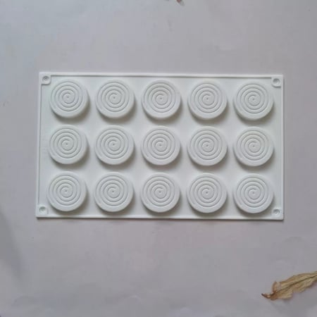 قالب حلزوني دائري سيلكون