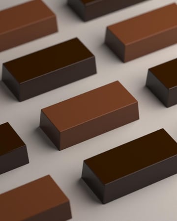 قالب شوكلاته مستطيل