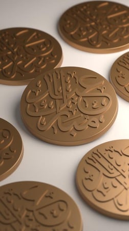 قالب شوكولاتة  عيد مبارك دائري كبير