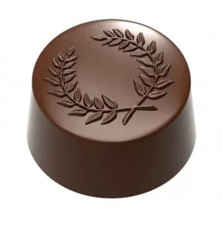 قالب شوكلاته بحفر ورقتين