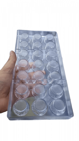 قالب شوكلاته كاس اكريلك