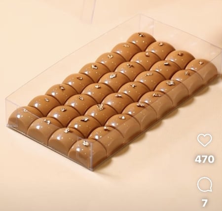 قالب شوكلاته مربع