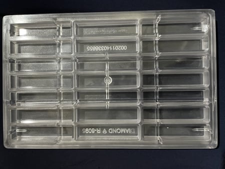 قالب شوكلاته مستطيل