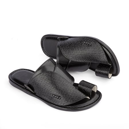 حذاء شرقي طبي أسود - صناعة وطنية