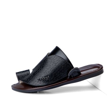 حذاء شرقي طبي أسود - صناعة وطنية