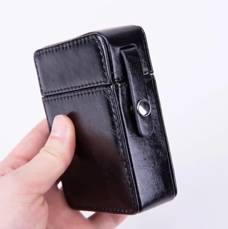 علبة حفظ السجائر-اسود