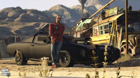 لعبة قراند الحياة الواقعية  Grand Theft Auto V (GTA V) – PS4 | عالم مفتوح بلا حدود