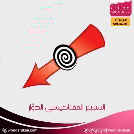 السبينر المغناطيسي الدوار بأشكال سهم أو يد أو قلم