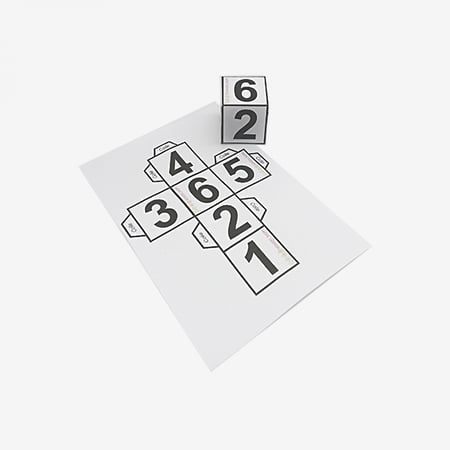 مربع أرقام جاهز - حجمA4