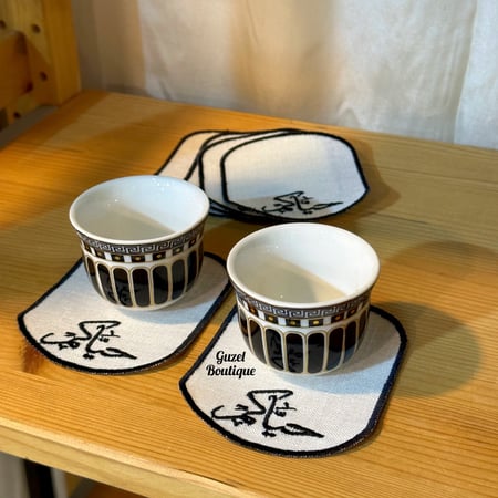 طقم مفارش حياكم اسود