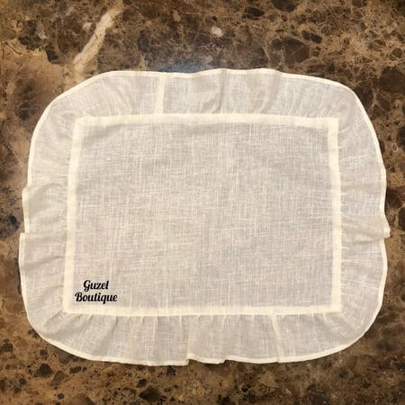 مفرش بيج كشكش