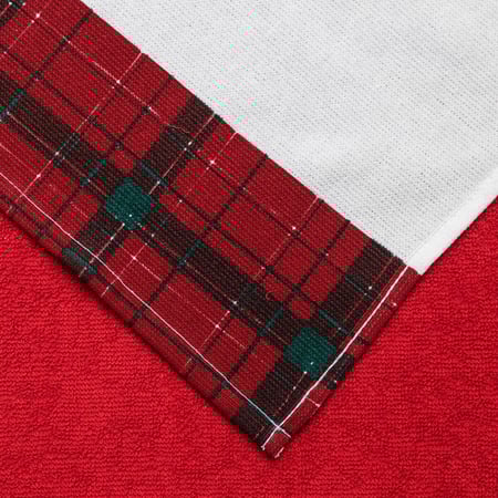 طقم مناشف أحمر