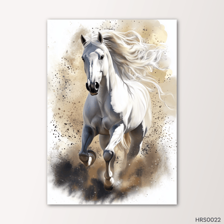 أحصنة بيضاء