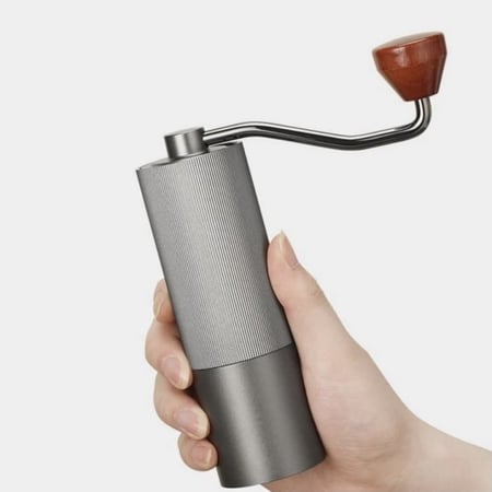طاحونة يدوية فاخرة مقبض خشبي - لونين | Grinder Stanel Steel