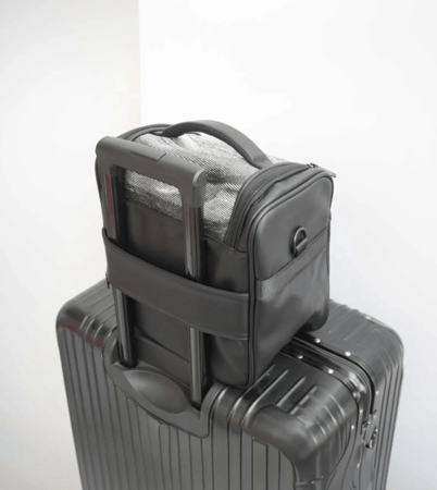 شنطة ادوات القهوة باللون الأسود -  محمصة الرياض