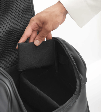 شنطة ادوات القهوة باللون الأسود -  محمصة الرياض