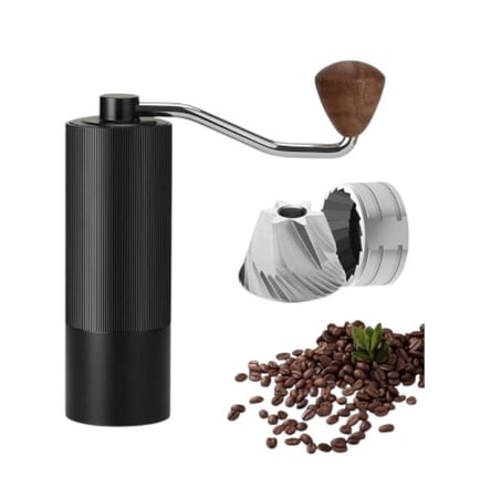 طاحونة يدوية فاخرة مقبض خشبي - لونين | Grinder Stanel Steel