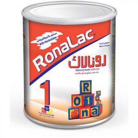 رونالاك، حليب أطفال، رقم 1، من عمر 0-6 شهور - 400 جم