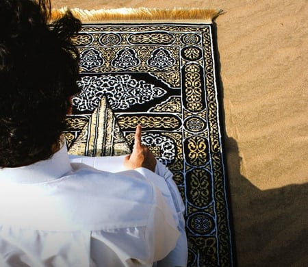 سجادة باب الكعبة الفاخرة 6 ملم