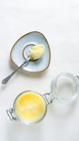 سمن ماعز خالي من الإضافات