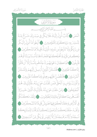 مصحف مظلل من سورة النساء الى سورة الأنعام المجلد الثاني - برواية حفص PDF
