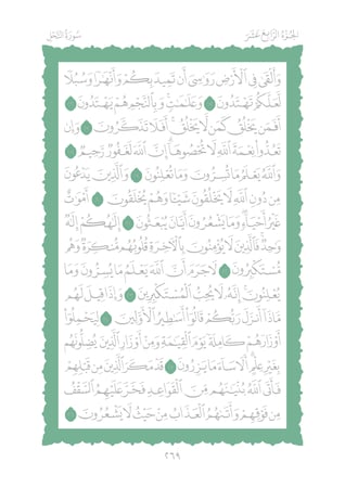 مصحف مظلل من سورة هود الى سورة النحل المجلد الرابع - برواية حفص PDF