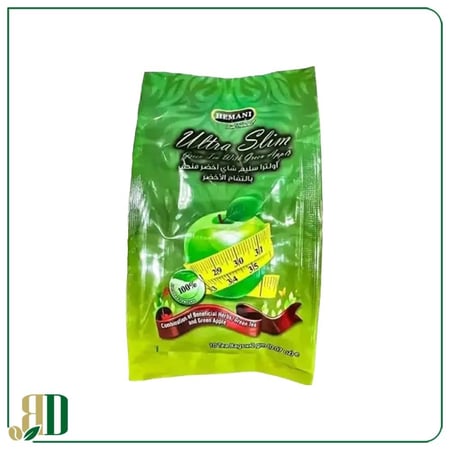 شاي  الترا سليم الاصلي بنكهة التفاح الاخضر  ( كيس )