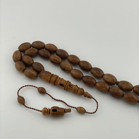 سبحة ثمرة خشب الكوك قصة بيضاوي