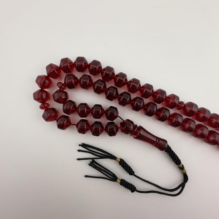 سبحة زعفران فواح لون أحمر