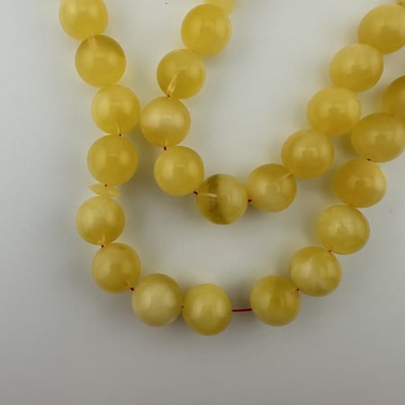 سبحة كهرمان كالينجرادي طبيعي ملطخ