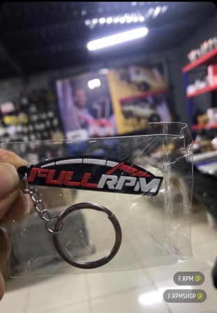 ميدالية مفاتيح بشعار الكراج ( FULL RPM )
