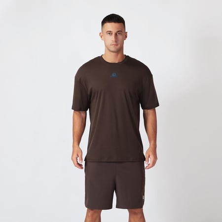 تيشرت اوفر سايز بني سكيلانو