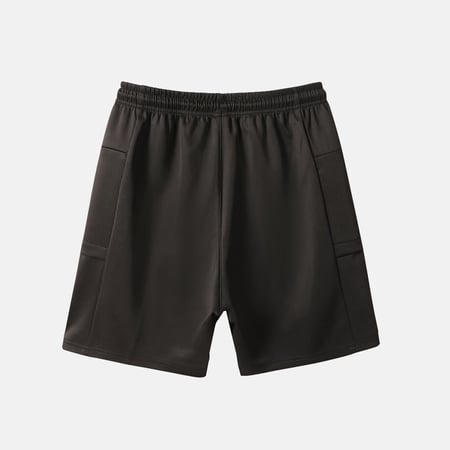 شورت بوليستر رصاصي غامق سكيلانو