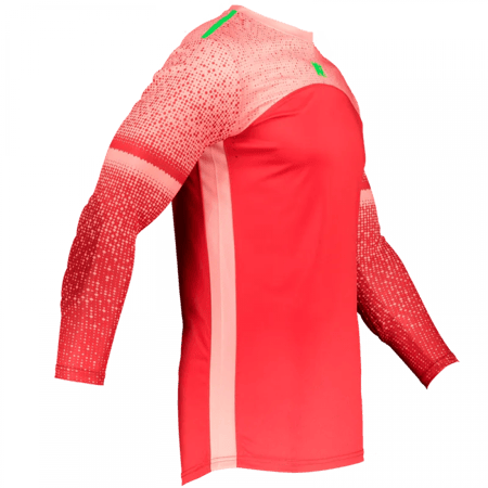 طقم حارس مرمى كم طويل احمر