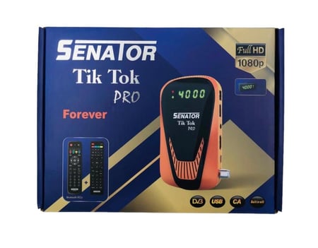 رسيفر SENATOR TIK TOK يدعم اليوتيوب