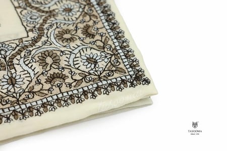 شال شتوي نقشات كشميري من تاسومة