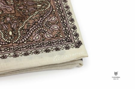 شال شتوي نقشات كشميري من تاسومة