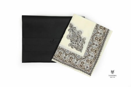 شال شتوي نقشات كشميري من تاسومة