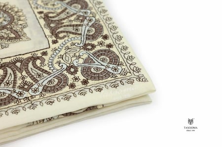 شال شتوي نقشات كشميري من تاسومة