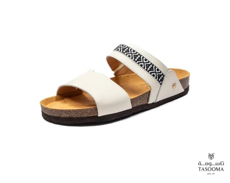 p نعال اسباني من تاسومة 22021 / WHITE