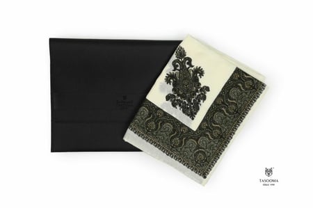 شال شتوي نقشات كشميري من تاسومة