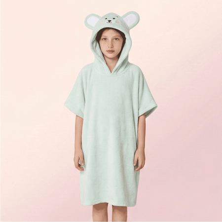 روب استحمام للأطفال بشكل أرنب لون تيفاني