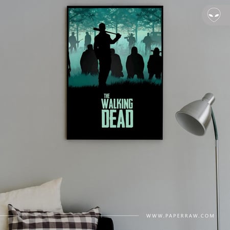 لوحة The Walking Dead مستوحاة من المسلسل الأسطوري