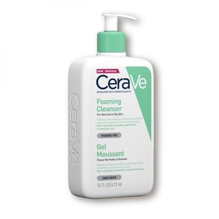 سيرافي منظف وملطف رغوي للوجه و للجسم 473 مل | Cerave Foaming Face and Body Cleanser 473 ml