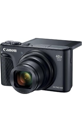 بكج  (Canon Powershot SX740 HS + ذاكرة 128GB + وصلة type C)
