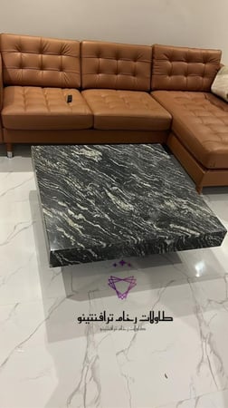 طاولة رخام طبيعي تركي